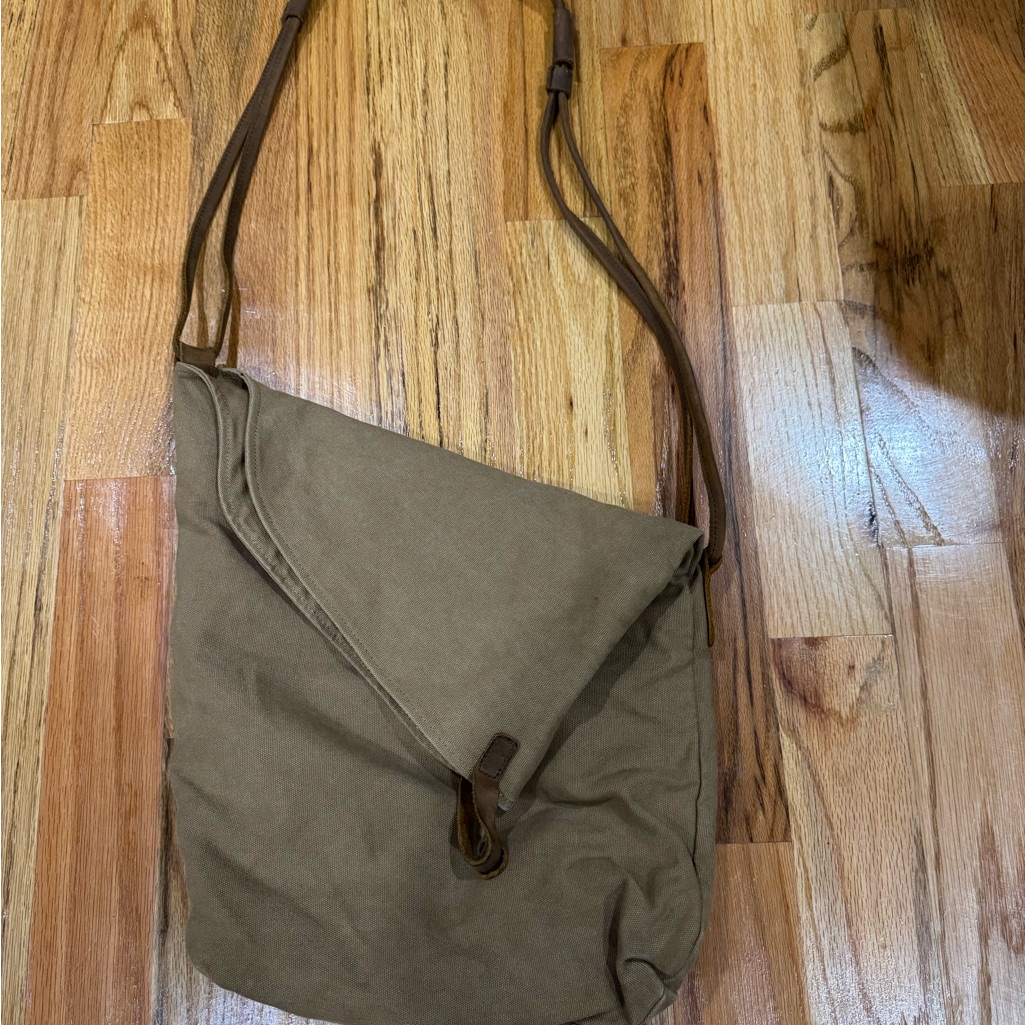 Gootium Tan Canvas Crossbody Or Shoulder Bag